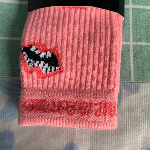 Chrome Hearts Pink Jacquard Knitted Mid-Length Socks - Picture 3 of 8